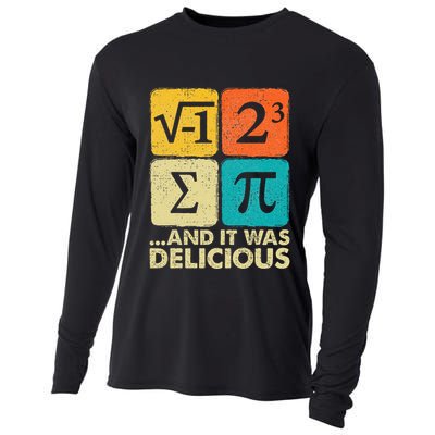 Funny PI Day Math Pun Cooling Performance Long Sleeve Crew