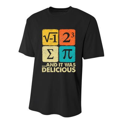 Funny PI Day Math Pun Youth Performance Sprint T-Shirt