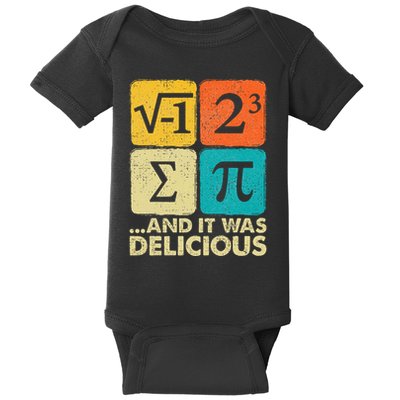 Funny PI Day Math Pun Baby Bodysuit