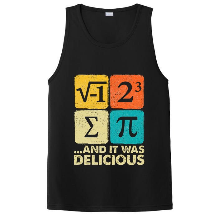Funny PI Day Math Pun PosiCharge Competitor Tank