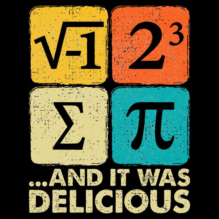 Funny PI Day Math Pun Cropped Pullover Crew