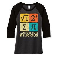 Funny PI Day Math Pun Women's Tri-Blend 3/4-Sleeve Raglan Shirt