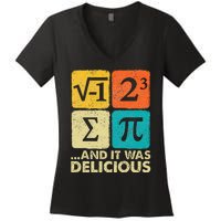 Funny PI Day Math Pun Women's V-Neck T-Shirt