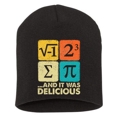 Funny PI Day Math Pun Short Acrylic Beanie