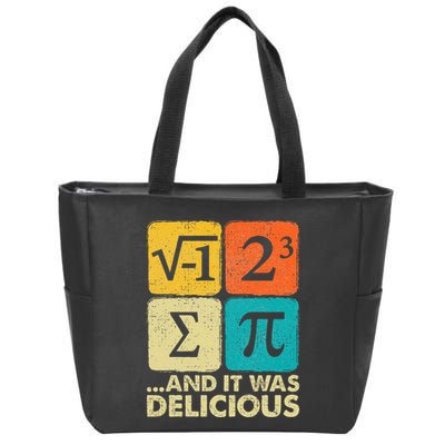 Funny PI Day Math Pun Zip Tote Bag