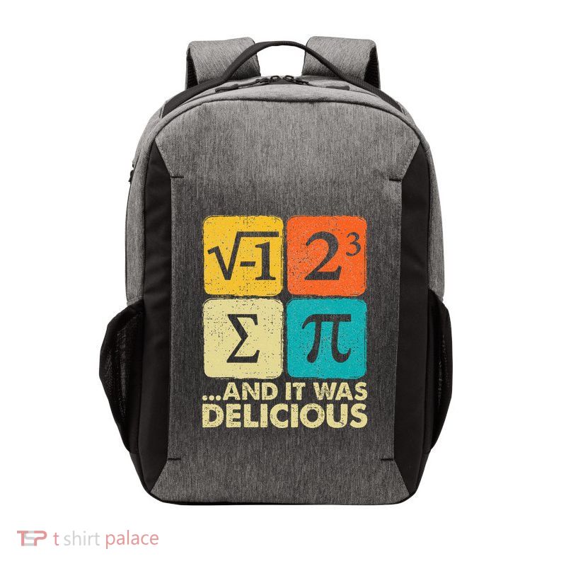 Funny PI Day Math Pun Vector Backpack