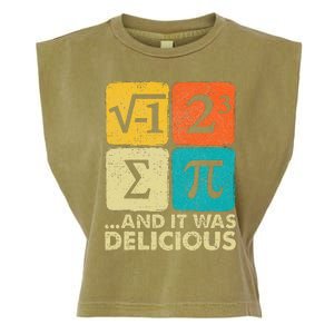 Funny PI Day Math Pun Garment-Dyed Women's Muscle Tee