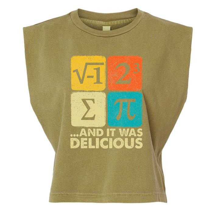 Funny PI Day Math Pun Garment-Dyed Women's Muscle Tee