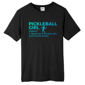 Funny Pickleball Definition Funny Gift Tall Fusion ChromaSoft Performance T-Shirt