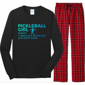 Funny Pickleball Definition Funny Gift Long Sleeve Pajama Set