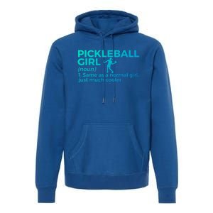 Funny Pickleball Definition Funny Gift Premium Hoodie