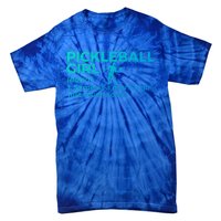 Funny Pickleball Definition Funny Gift Tie-Dye T-Shirt