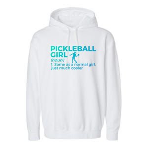 Funny Pickleball Definition Funny Gift Garment-Dyed Fleece Hoodie