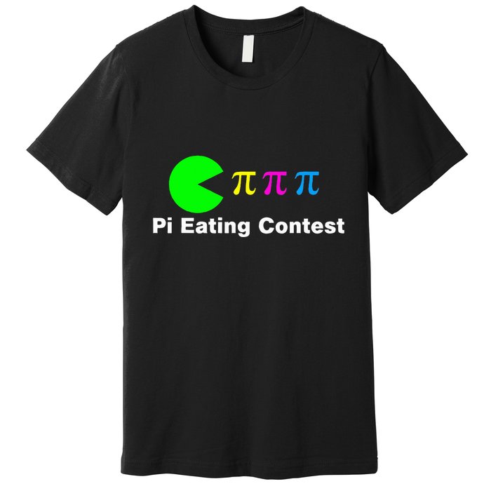 Funny Pi Day Math Science Pi Eating Contest Mix Premium T-Shirt