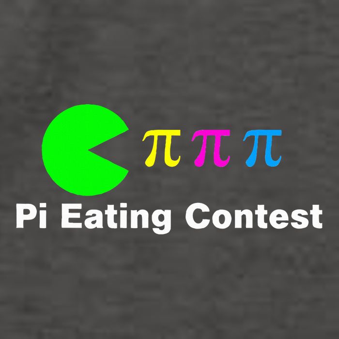 Funny Pi Day Math Science Pi Eating Contest Mix Vector Backpack