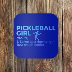 Funny Pickleball Definition Funny Gift Coaster