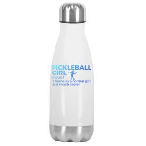 Funny Pickleball Definition Funny Gift Stainless Steel Insulated Water Bottle