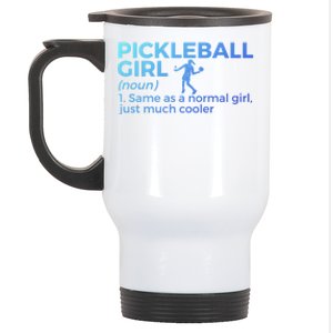 Funny Pickleball Definition Funny Gift Stainless Steel Travel Mug