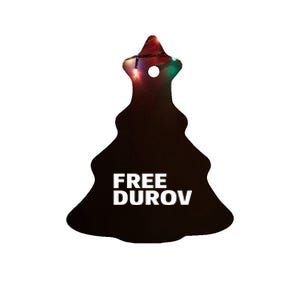 Free Pavel Durov Privacy Is Not A Crime Ceramic Tree Ornament