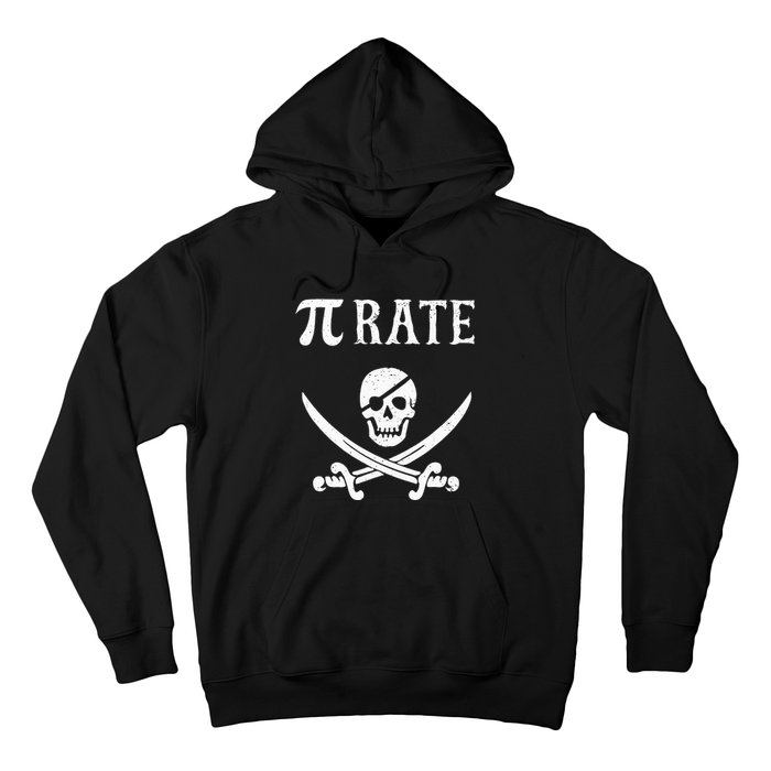 Funny Pi Day Pi Rate Pirate For Teachers Hoodie