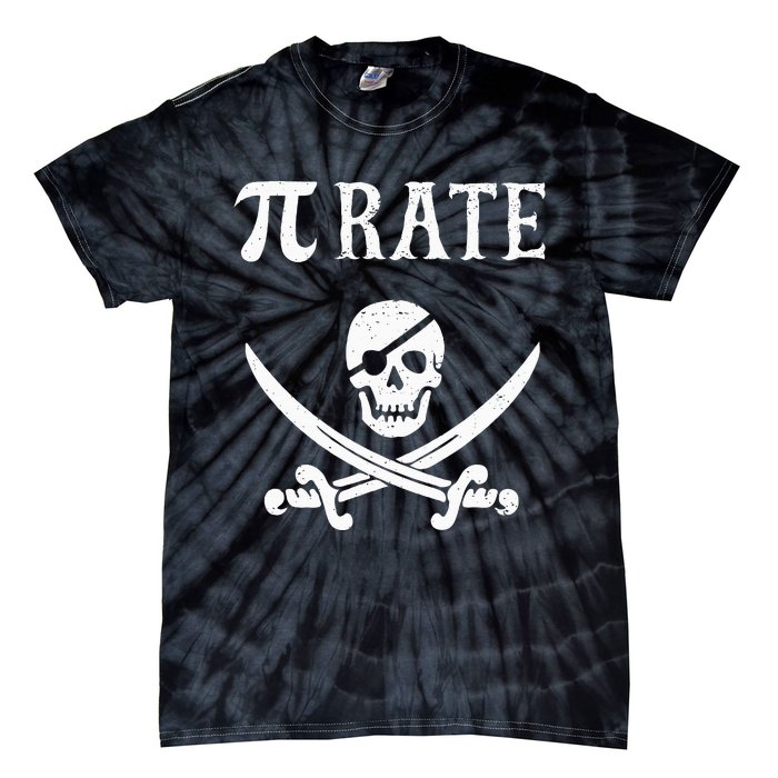 Funny Pi Day Pi Rate Pirate For Teachers Tie-Dye T-Shirt