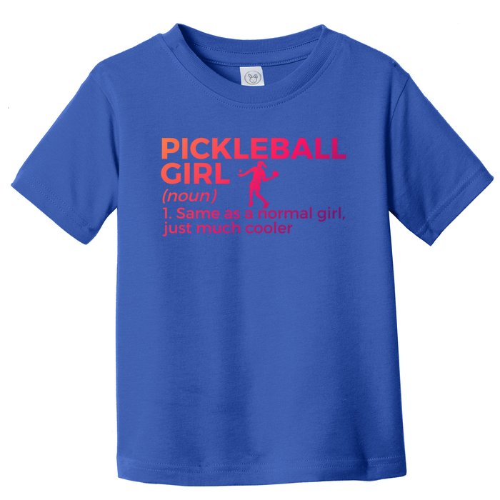 Funny Pickleball Definition Funny Gift Toddler T-Shirt