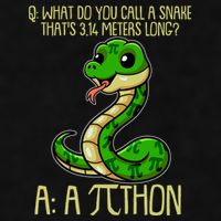 Funny Pi Day 314 PiThon Python Snake Joke Ladies PosiCharge Tri-Blend Wicking Tank