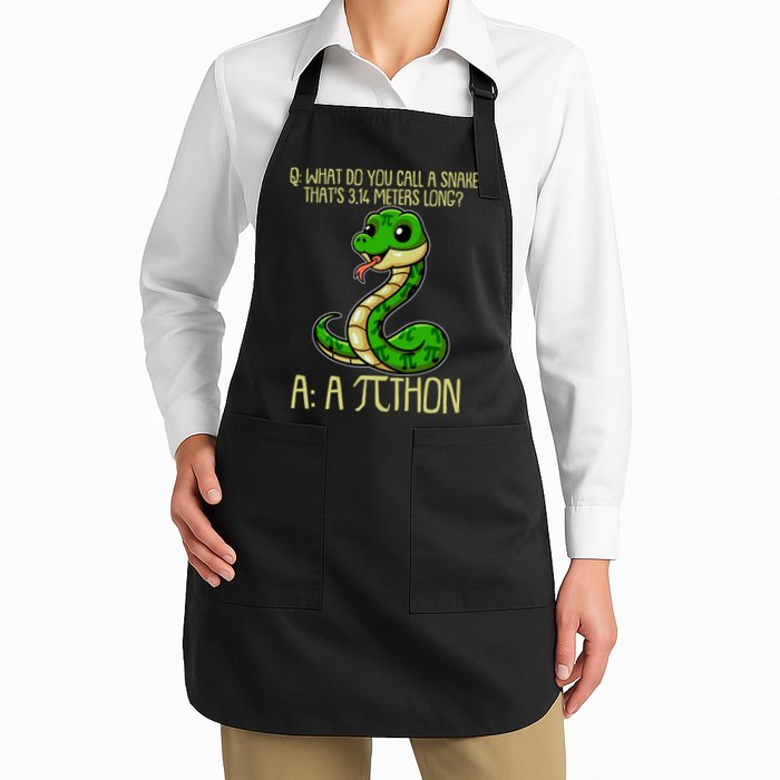 Funny Pi Day 314 PiThon Python Snake Joke Apron