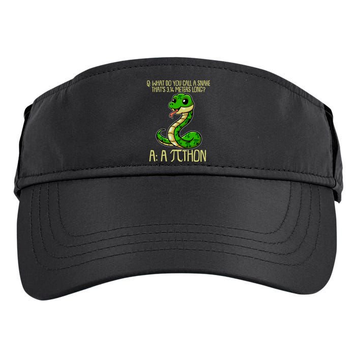Funny Pi Day 314 PiThon Python Snake Joke Adult Drive Performance Visor