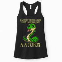 Funny Pi Day 314 PiThon Python Snake Joke Womens Tank Top