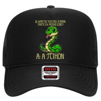 Funny Pi Day 314 PiThon Python Snake Joke Trucker Hat