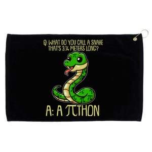 Funny Pi Day 314 PiThon Python Snake Joke Grommeted Golf Towel