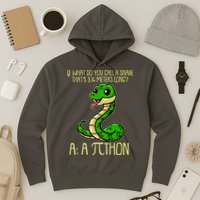 Funny Pi Day 314 PiThon Python Snake Joke Hoodie