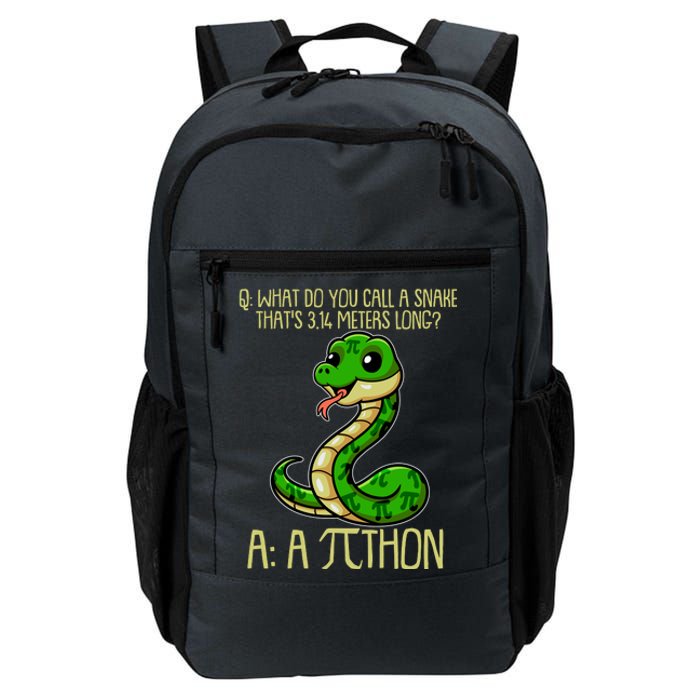 Funny Pi Day 314 PiThon Python Snake Joke Daily Commute Backpack