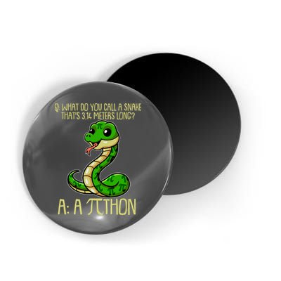 Funny Pi Day 314 PiThon Python Snake Joke Magnet