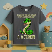 Funny Pi Day 314 PiThon Python Snake Joke Toddler T-Shirt