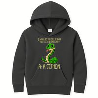 Funny Pi Day 314 PiThon Python Snake Joke Kids Hoodie