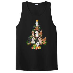 Funny Poodles Dog Merry Christmas Tree Poodles Lover Xmas Gift PosiCharge Competitor Tank