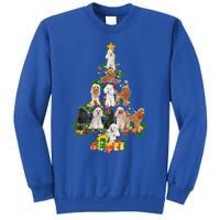 Funny Poodles Dog Merry Christmas Tree Poodles Lover Xmas Gift Sweatshirt