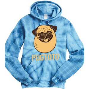 Funny Pug Dog Potato Cute Pugtato Dog Lovers Best Gift Tie Dye Hoodie