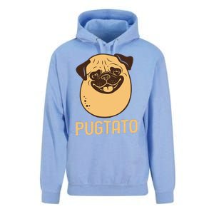 Funny Pug Dog Potato Cute Pugtato Dog Lovers Best Gift Unisex Surf Hoodie