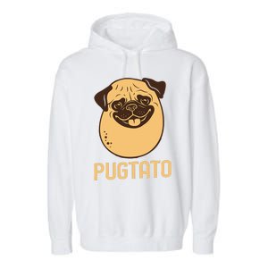 Funny Pug Dog Potato Cute Pugtato Dog Lovers Best Gift Garment-Dyed Fleece Hoodie