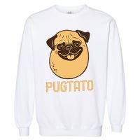 Funny Pug Dog Potato Cute Pugtato Dog Lovers Best Gift Garment-Dyed Sweatshirt