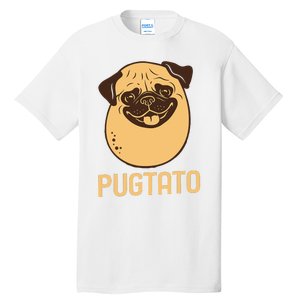 Funny Pug Dog Potato Cute Pugtato Dog Lovers Best Gift Tall T-Shirt