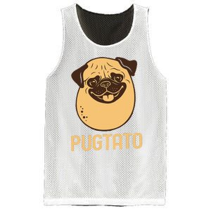 Funny Pug Dog Potato Cute Pugtato Dog Lovers Best Gift Mesh Reversible Basketball Jersey Tank