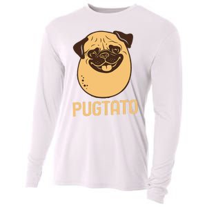 Funny Pug Dog Potato Cute Pugtato Dog Lovers Best Gift Cooling Performance Long Sleeve Crew