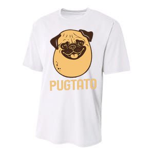 Funny Pug Dog Potato Cute Pugtato Dog Lovers Best Gift Performance Sprint T-Shirt