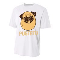 Funny Pug Dog Potato Cute Pugtato Dog Lovers Best Gift Performance Sprint T-Shirt