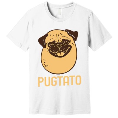 Funny Pug Dog Potato Cute Pugtato Dog Lovers Best Gift Premium T-Shirt