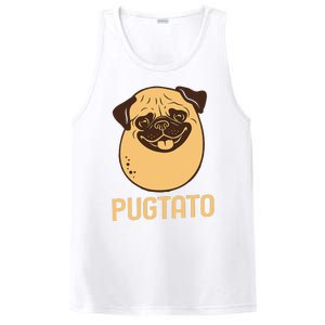 Funny Pug Dog Potato Cute Pugtato Dog Lovers Best Gift PosiCharge Competitor Tank